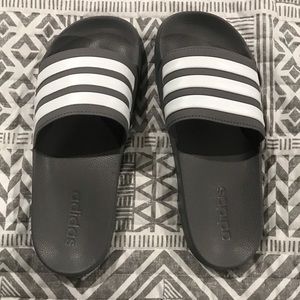 Adidas cloudfoam sports slides